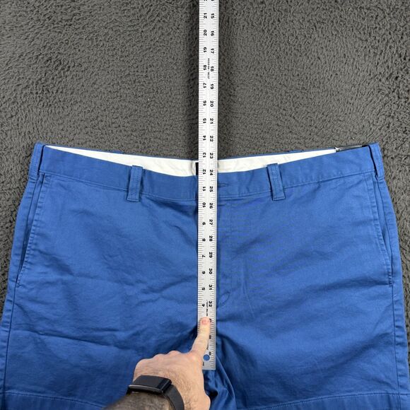J Crew Shorts Mens 40 Blue Flex 5 Inch Inseam Chino Stretch Preppy Casual NWT - Picture 10 of 14
